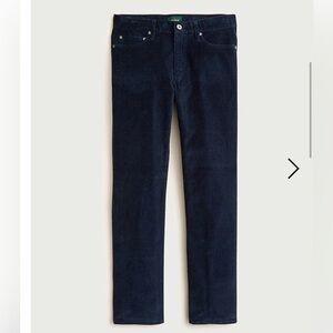 J.Crew 770™ Straight-fit five-pocket pant in Navy stretch corduroy 36x32